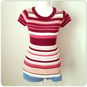 Retro striped top